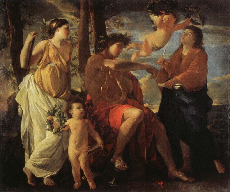 The Inspiration of the Epic Poet, POUSSIN, Nicolas